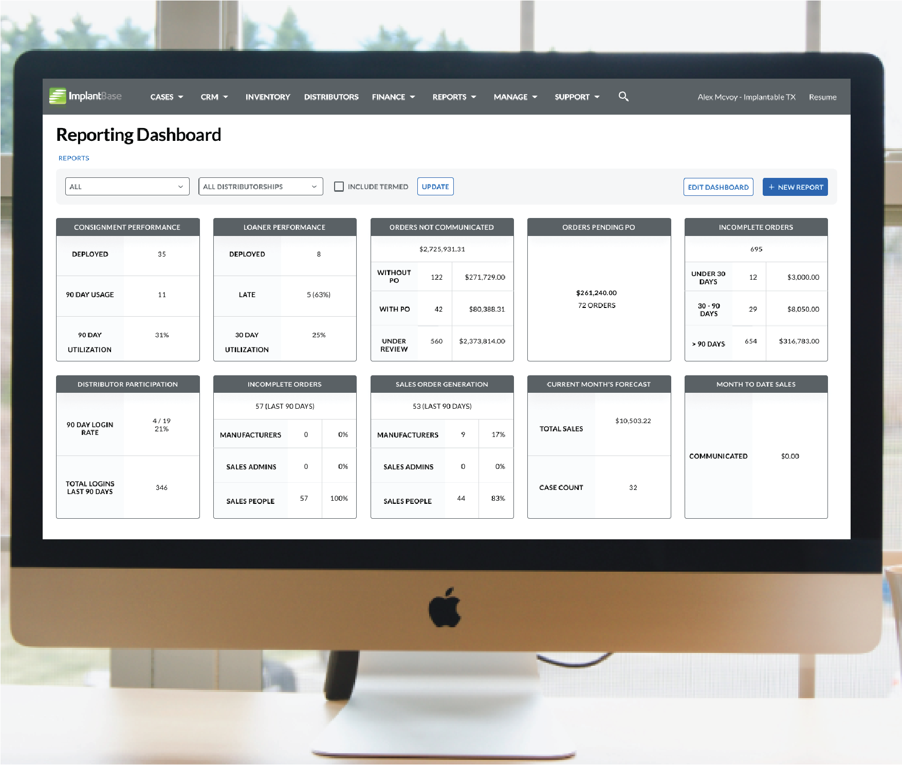 screenshot of ImplantBase