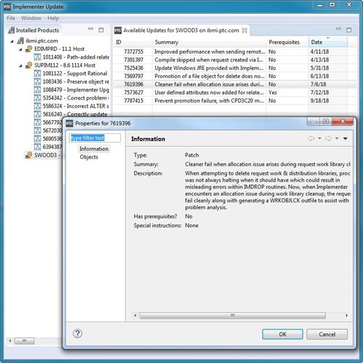 screenshot of Implementer