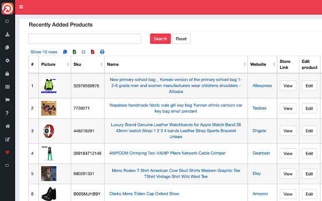 screenshot of Importify