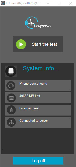 screenshot of InTone