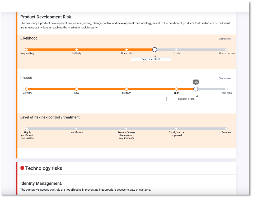 screenshot of Inclus
