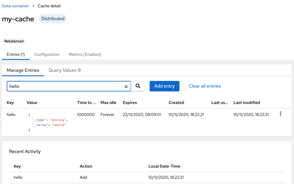 screenshot of InfiniSpan