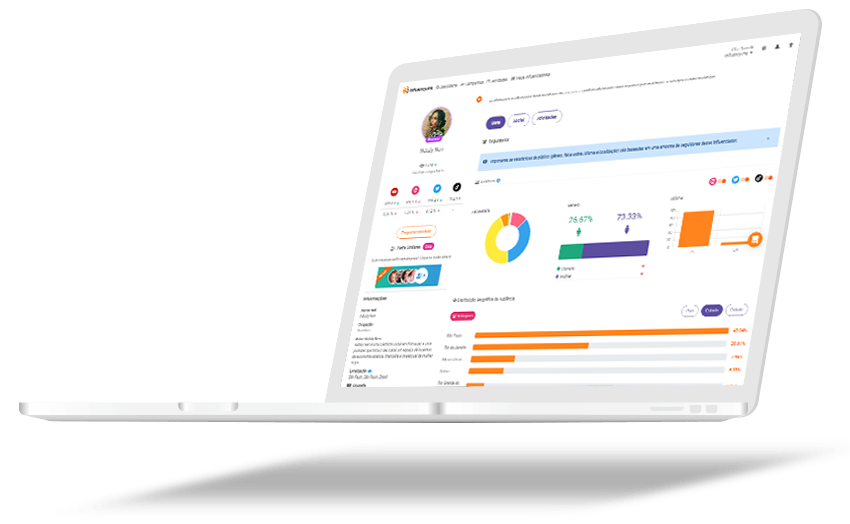 screenshot of Influency.me