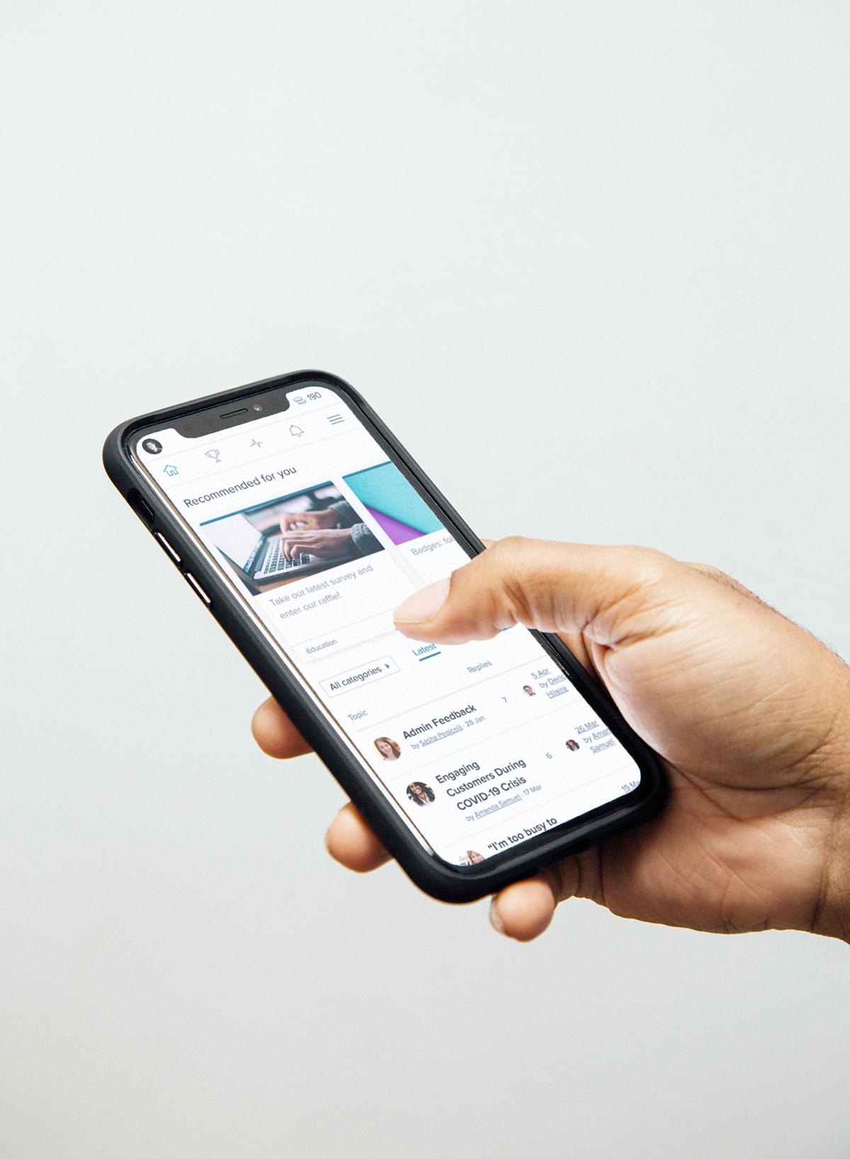 screenshot of Influitive