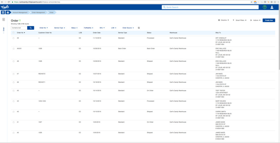 screenshot of InfoPlus
