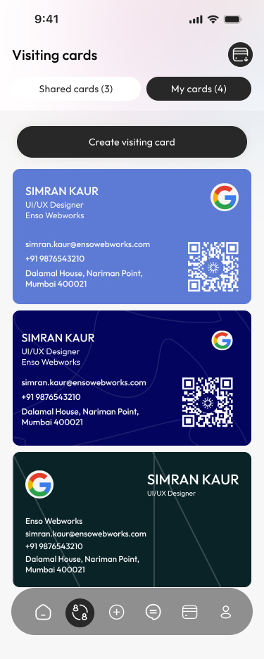 screenshot of InfoProfile