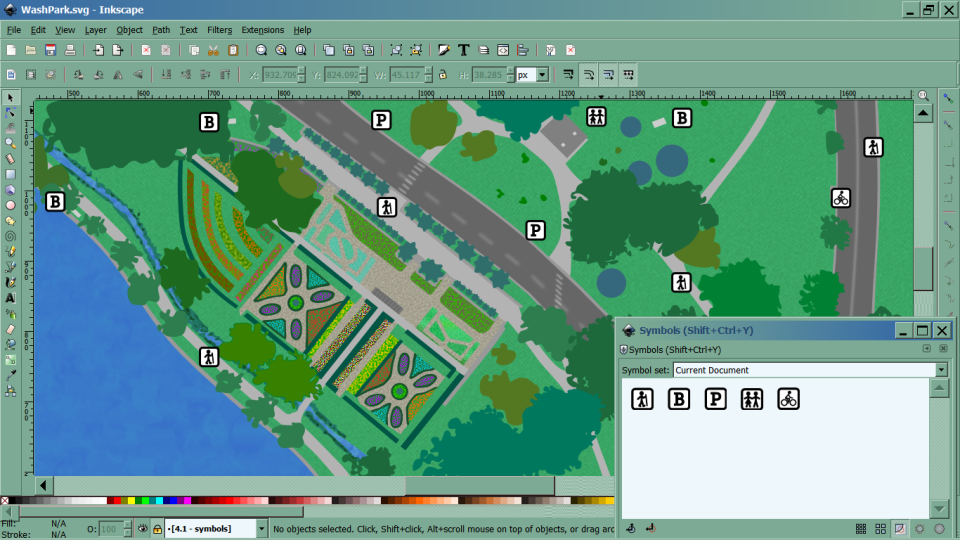 screenshot of Inkscape