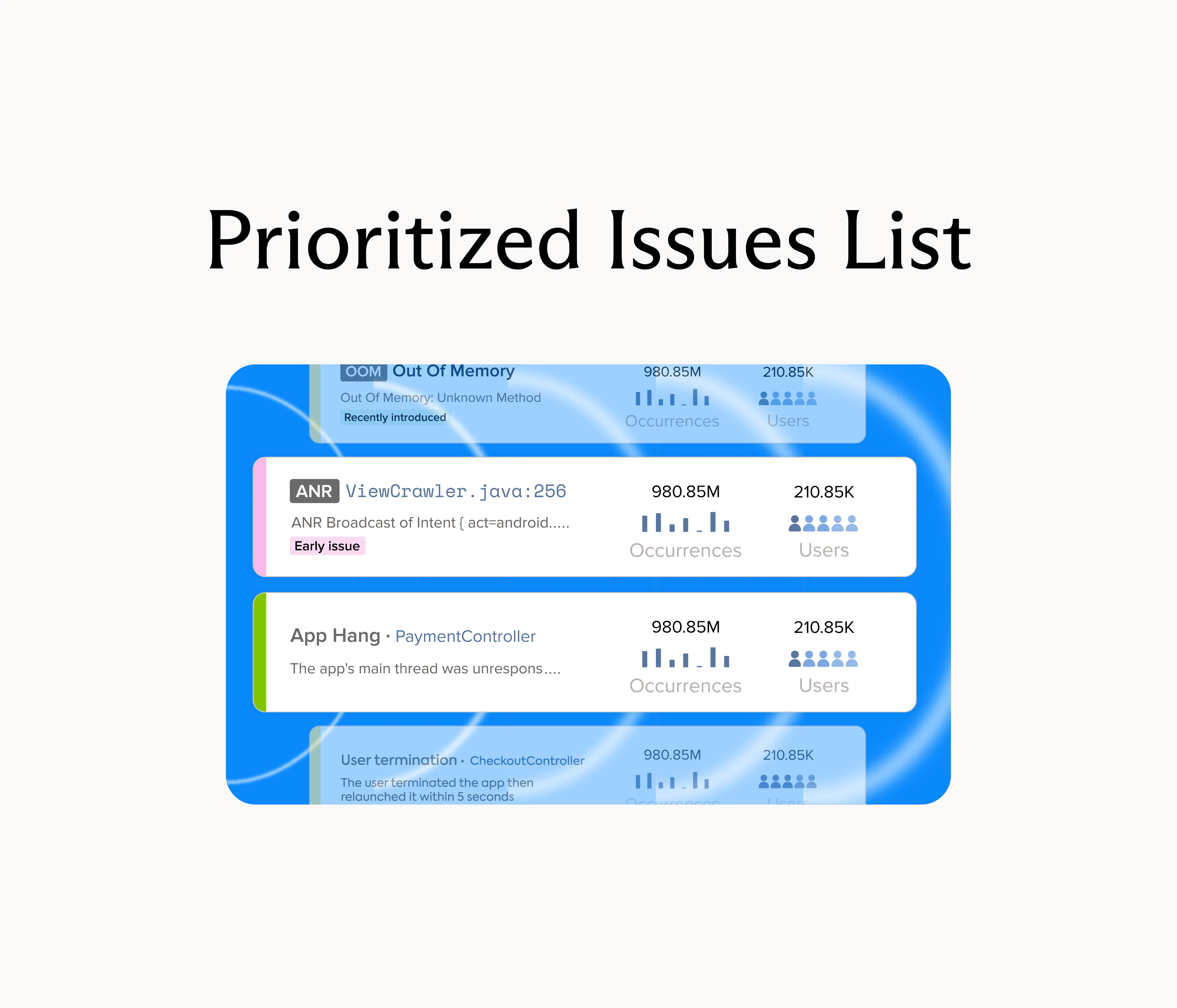 screenshot of Instabug