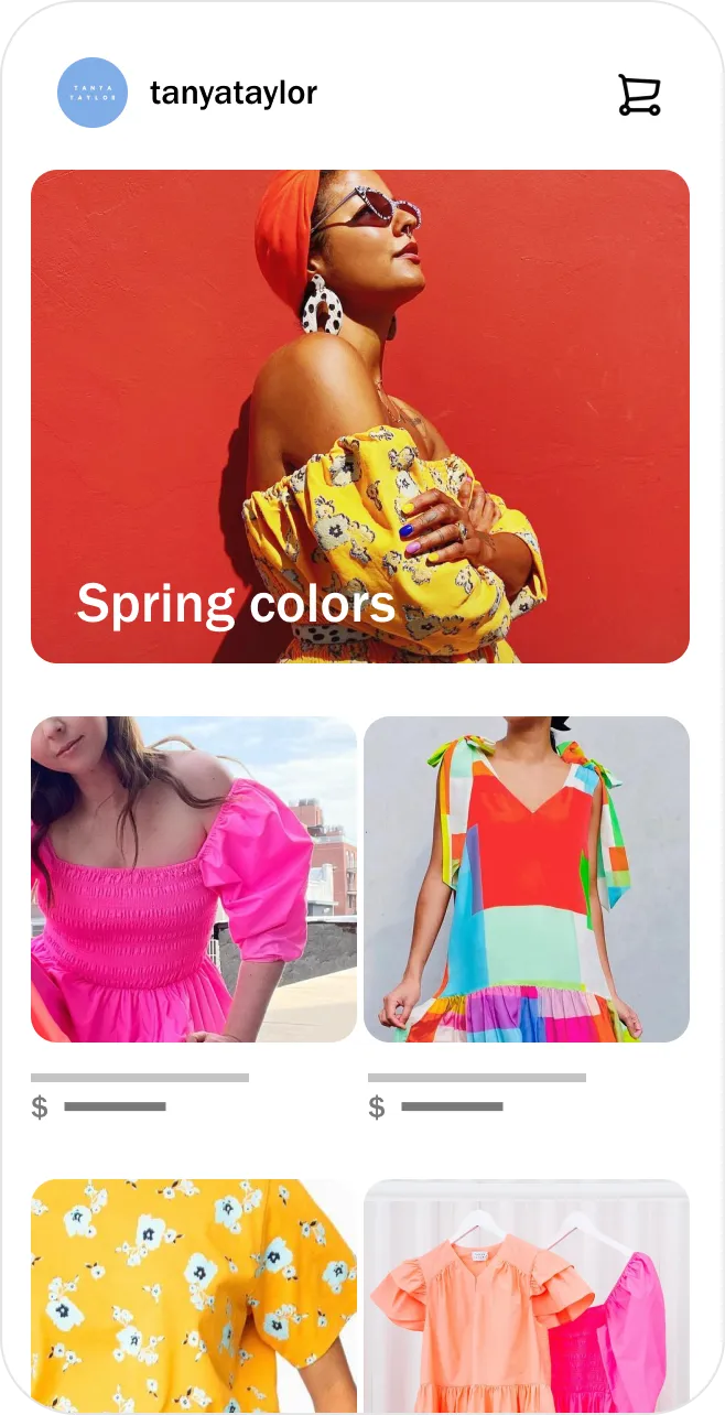 screenshot of Instagram