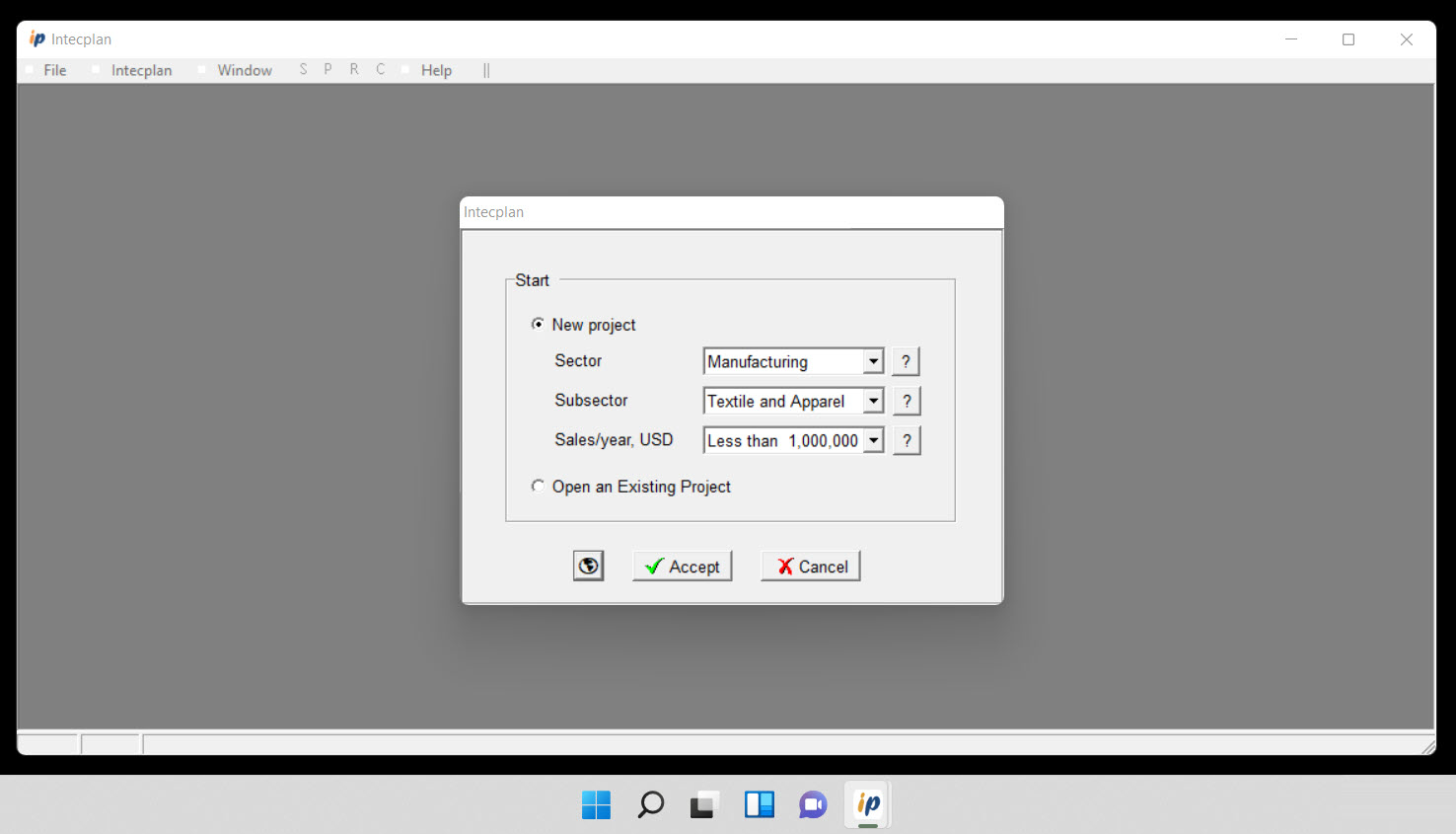 screenshot of Intecplan