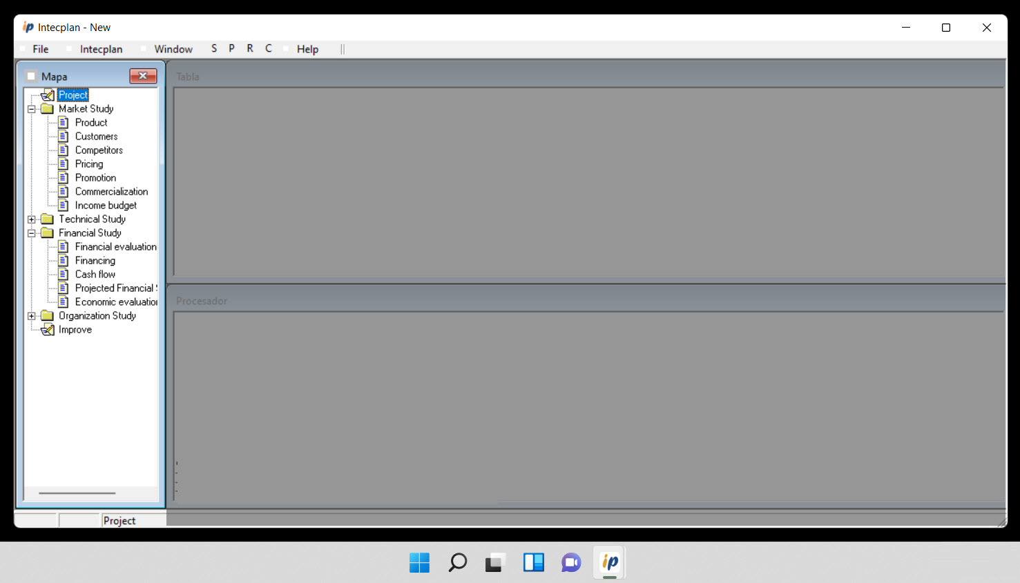 screenshot of Intecplan