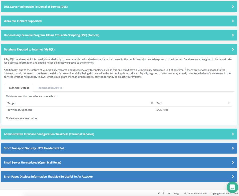 screenshot of Intruder