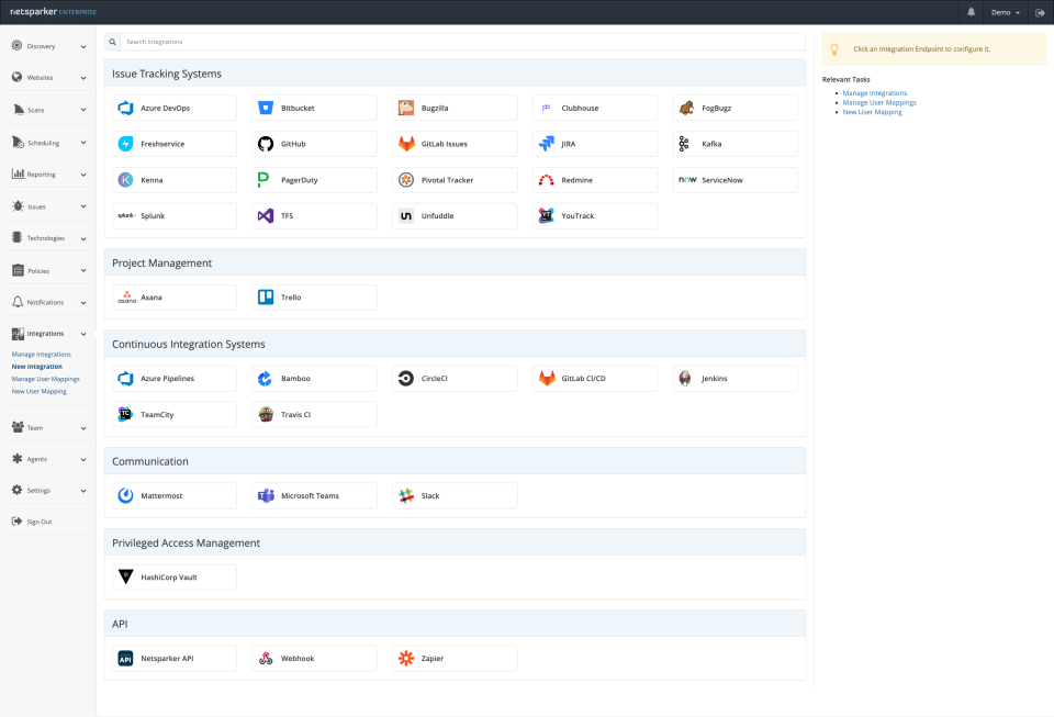 screenshot of Invicti