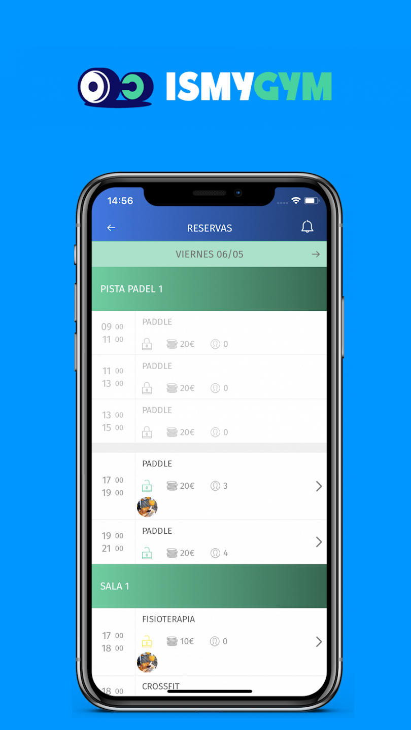 screenshot of IsMyGym