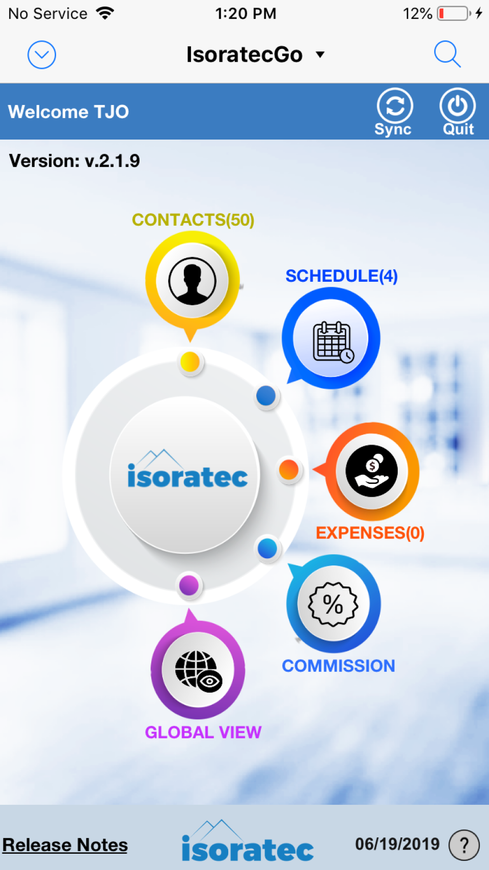 screenshot of Isoratec