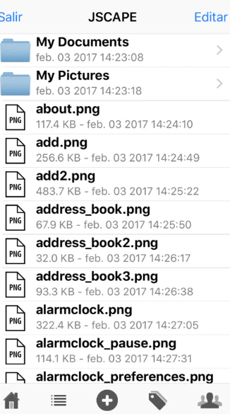 screenshot of JSCAPE