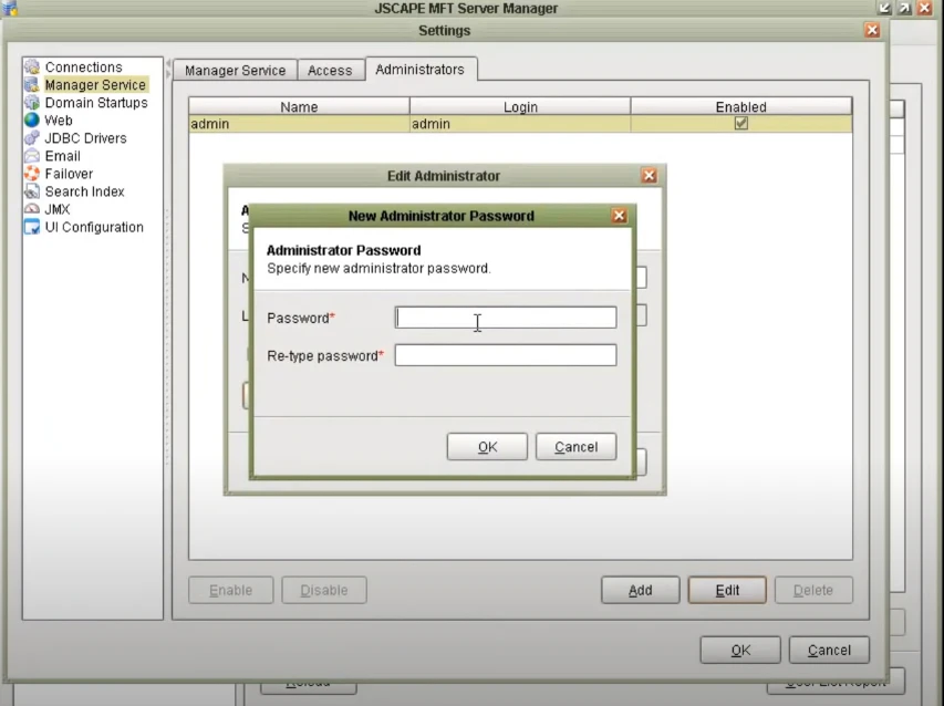 screenshot of JSCAPE