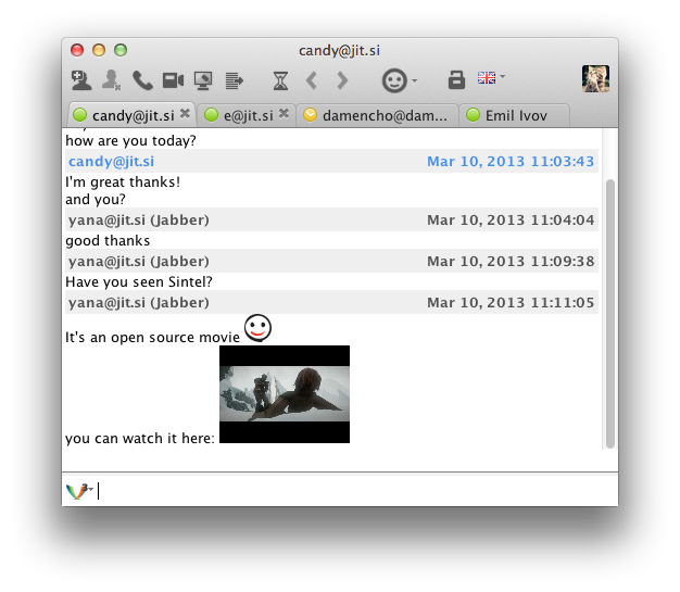 screenshot of Jitsi