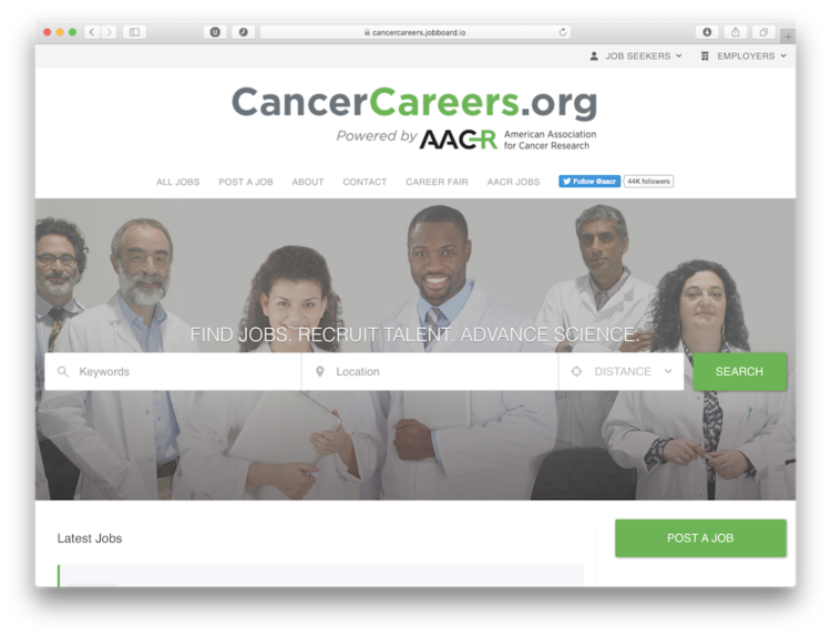 screenshot of JobBoard.io