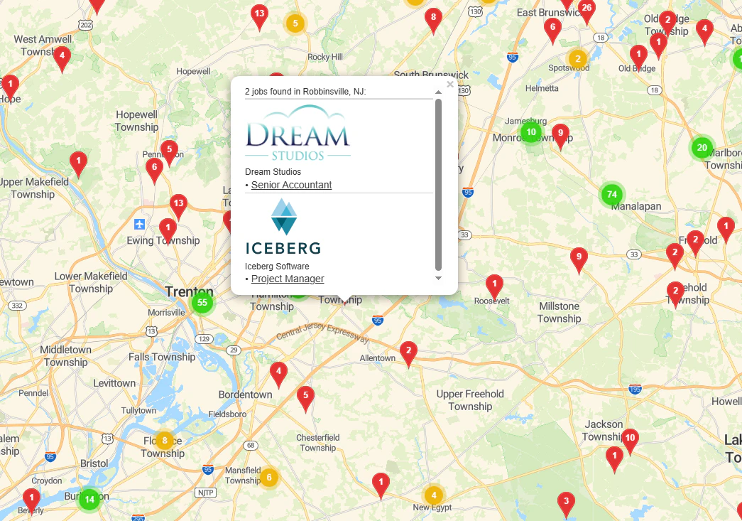 screenshot of JobBoardHQ