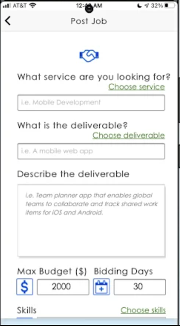 screenshot of JobHireHub