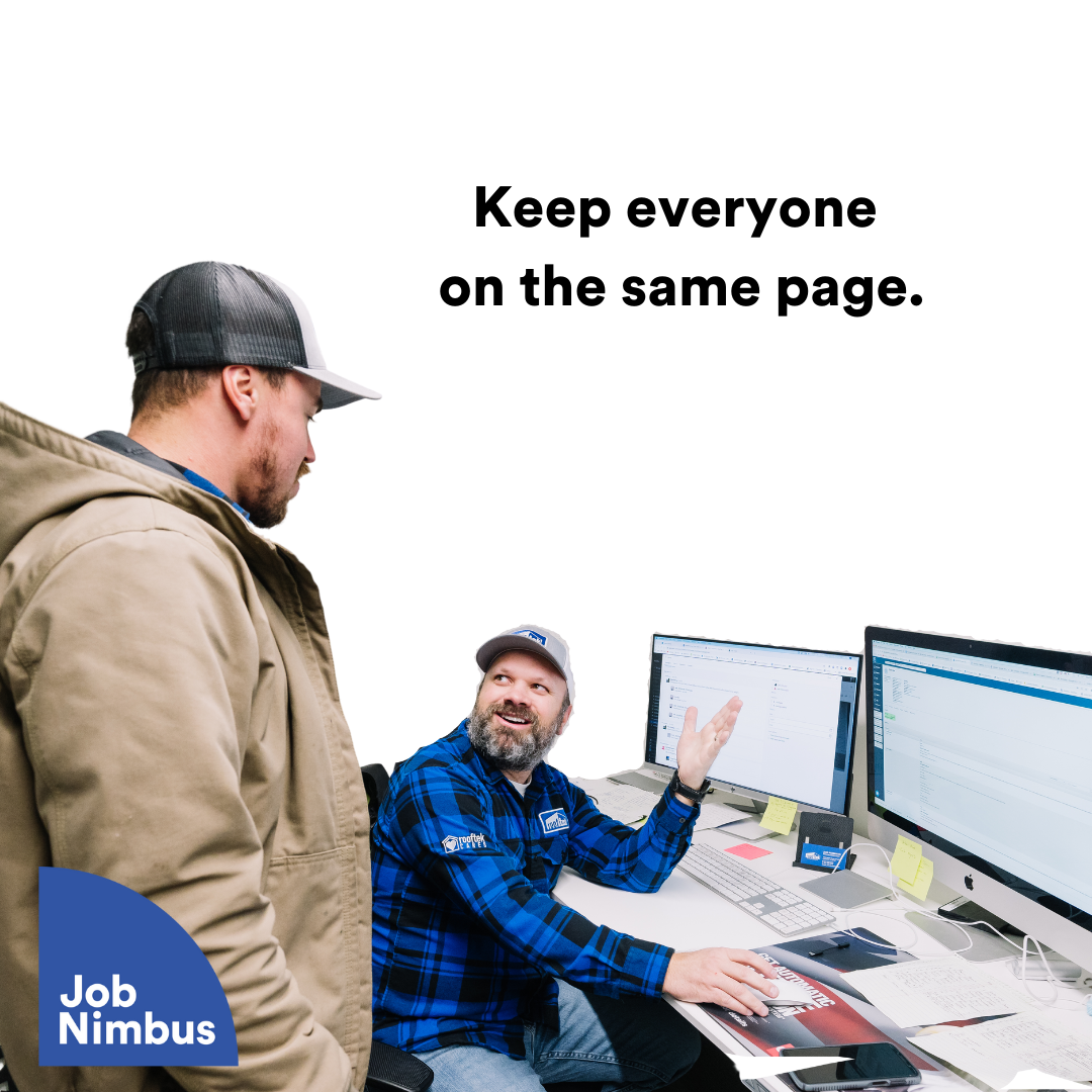 screenshot of JobNimbus