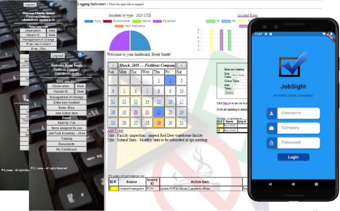 screenshot of JobSight