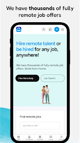 screenshot of Jobicy