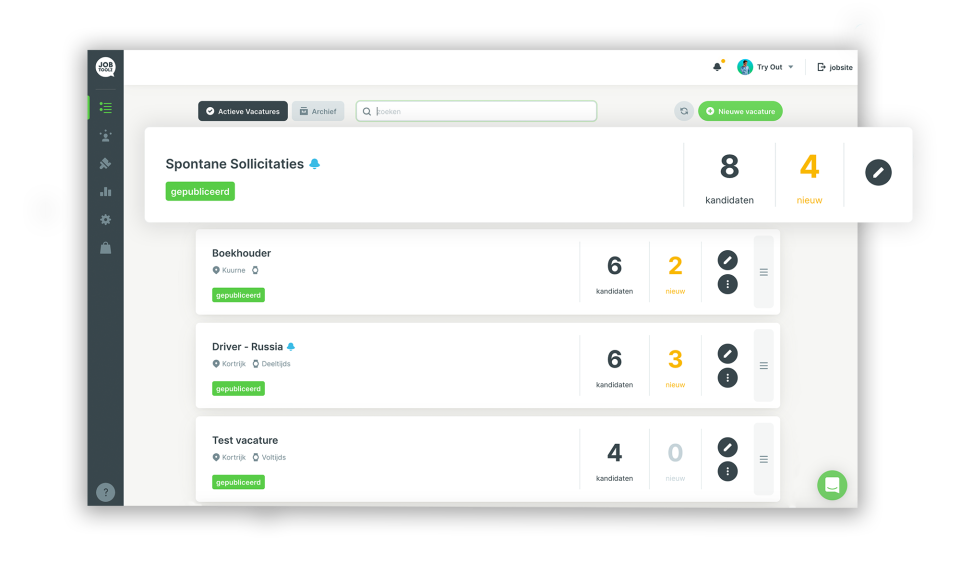screenshot of Jobtoolz