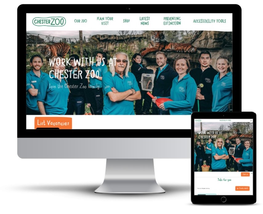 screenshot of Jobtrain