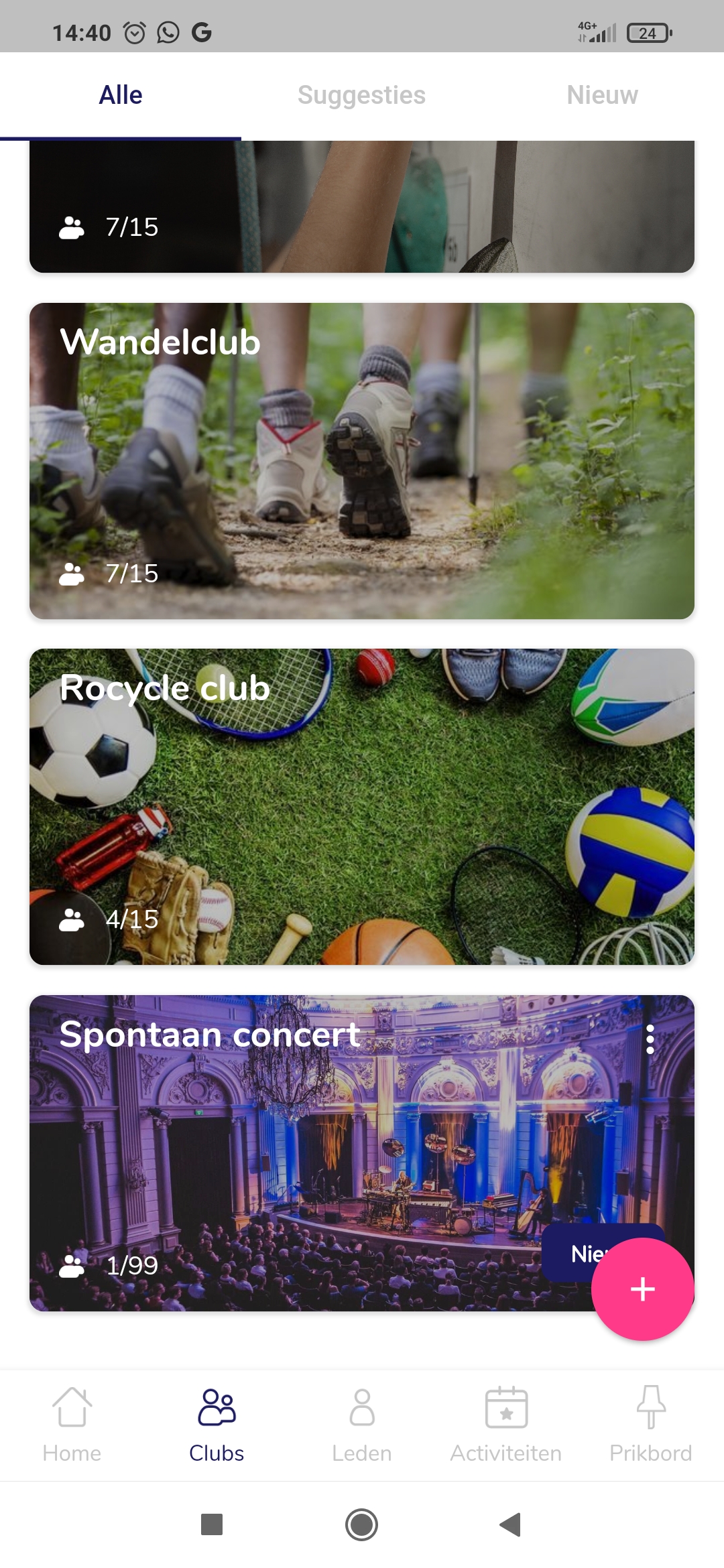 screenshot of Joinby