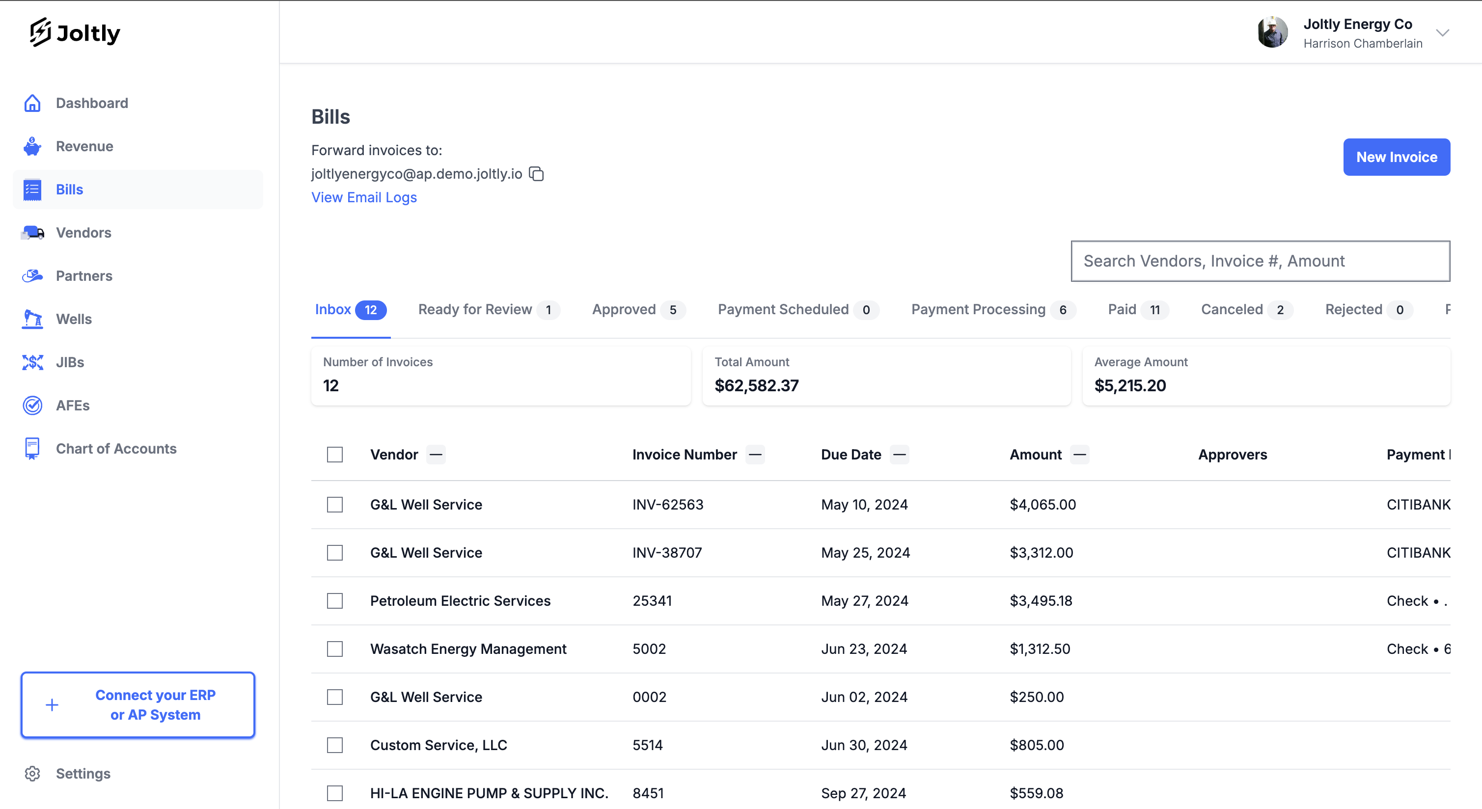 screenshot of Joltly