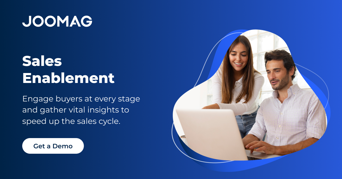 screenshot of Joomag