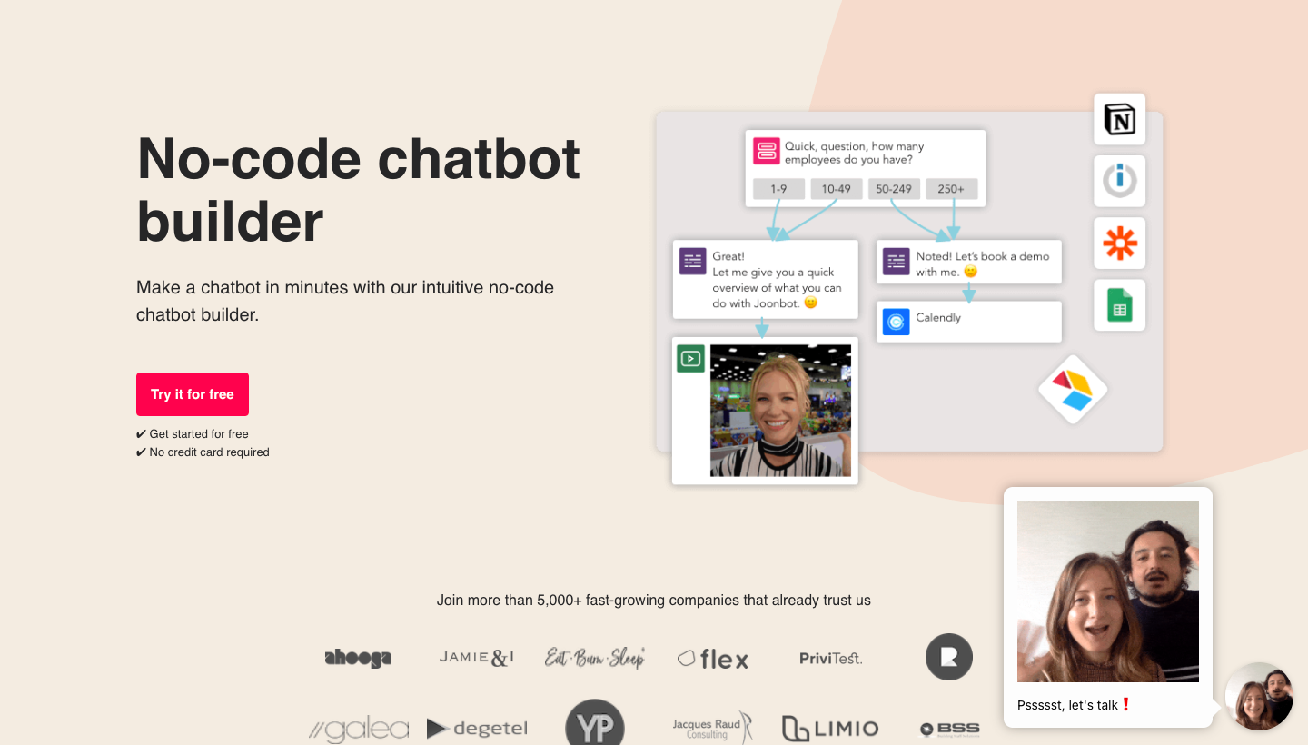 screenshot of Joonbot
