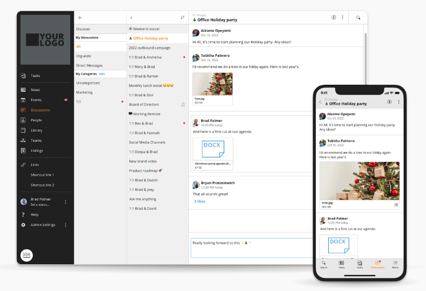 screenshot of Jostle