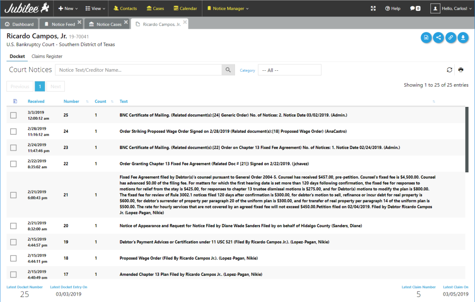 screenshot of Jubilee