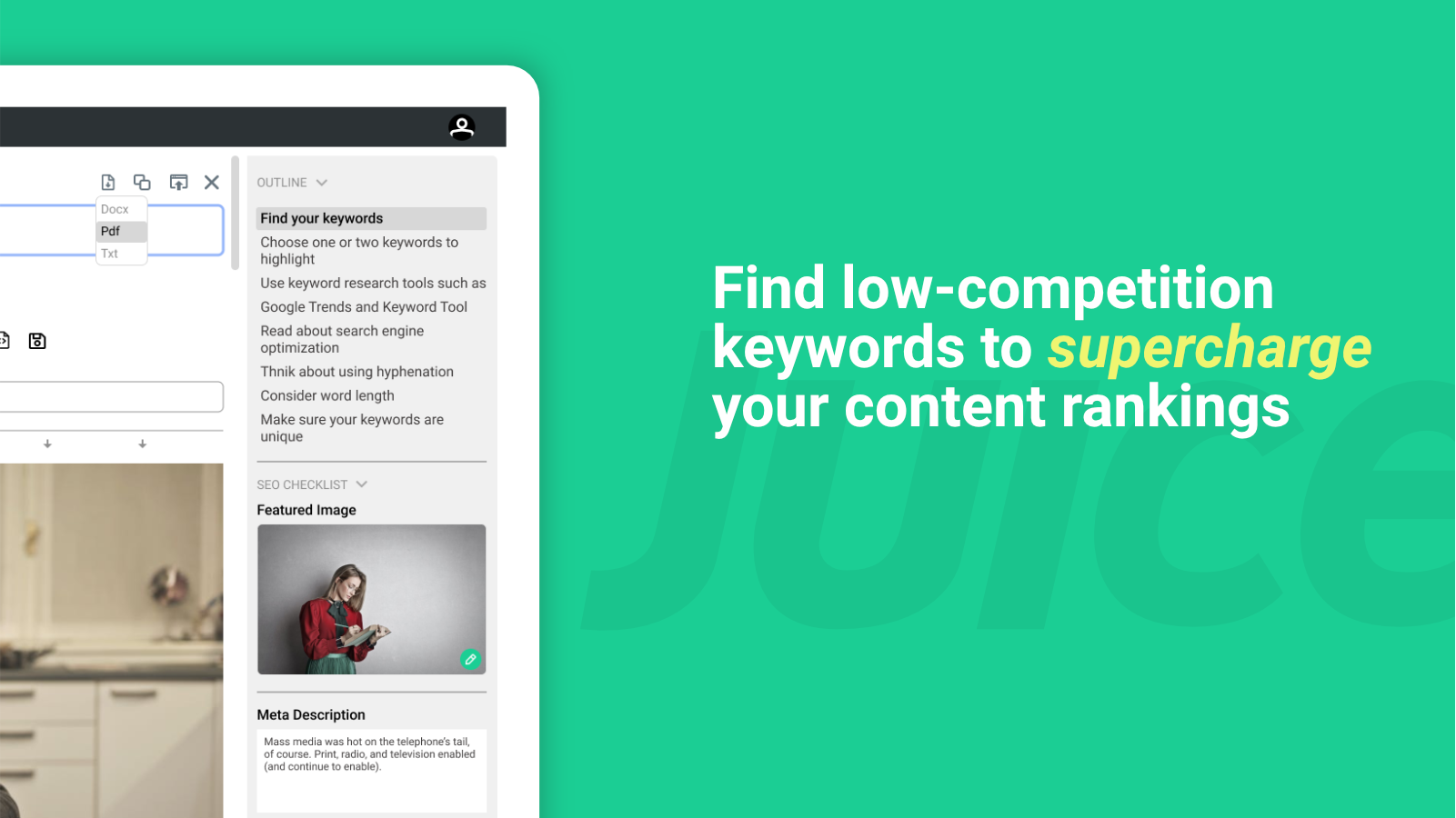 screenshot of Juice.ai