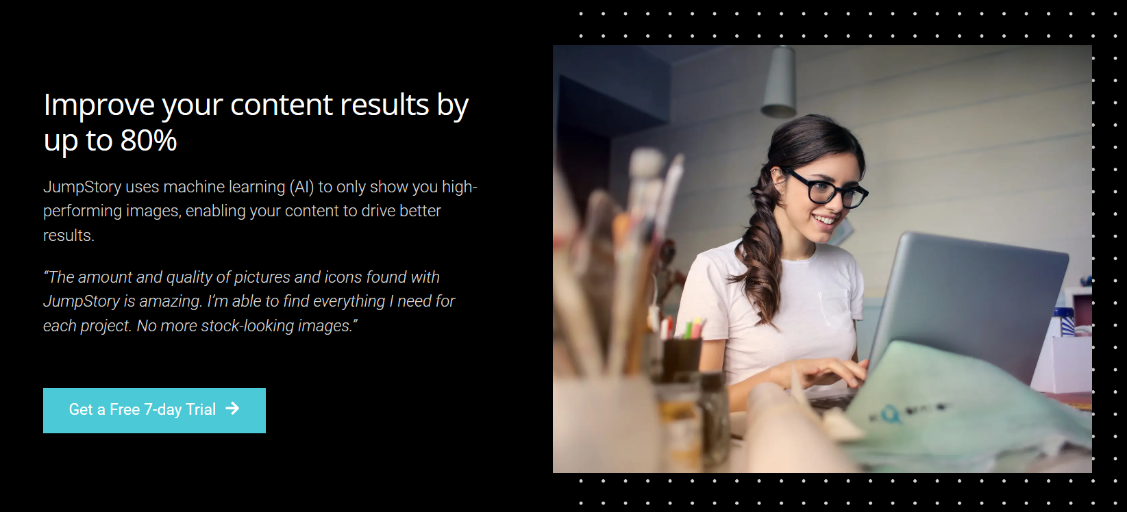 screenshot of JumpStory