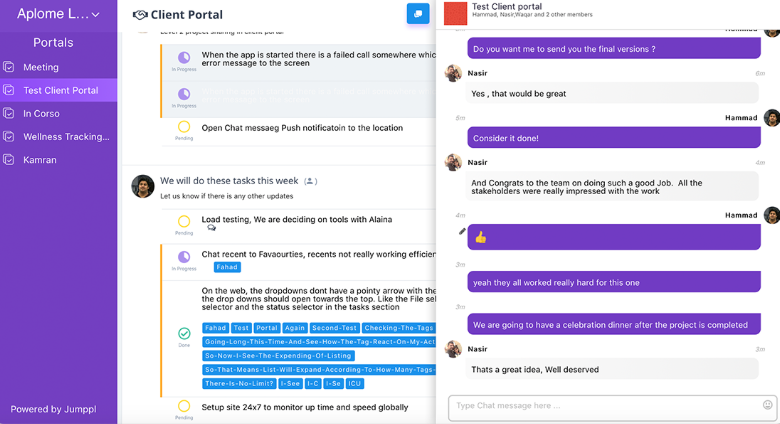 screenshot of Jumppl