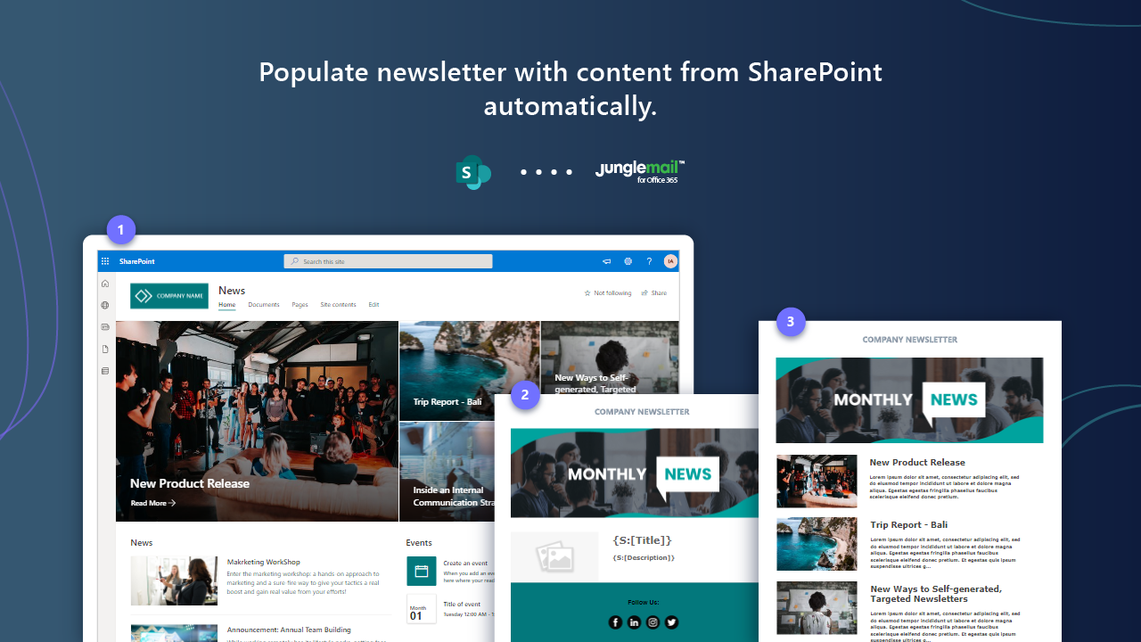 screenshot of JungleMail