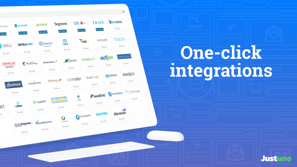 screenshot of Justuno