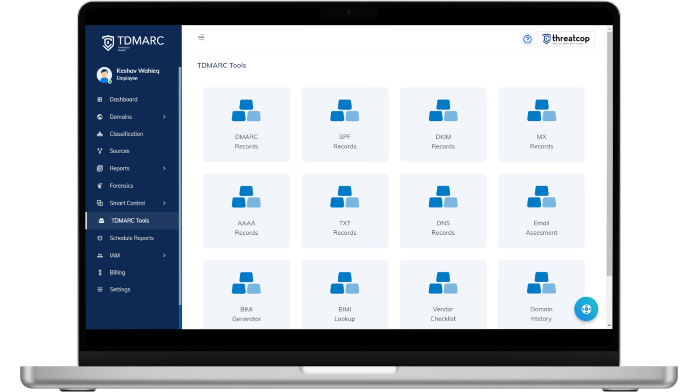 screenshot of KDMARC