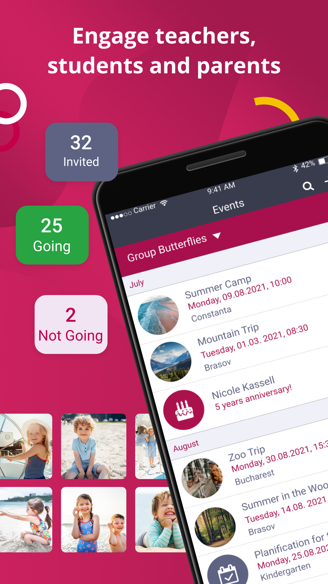 screenshot of KINDERPEDIA