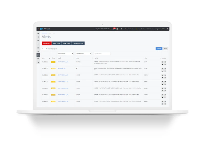 screenshot of KLIKER