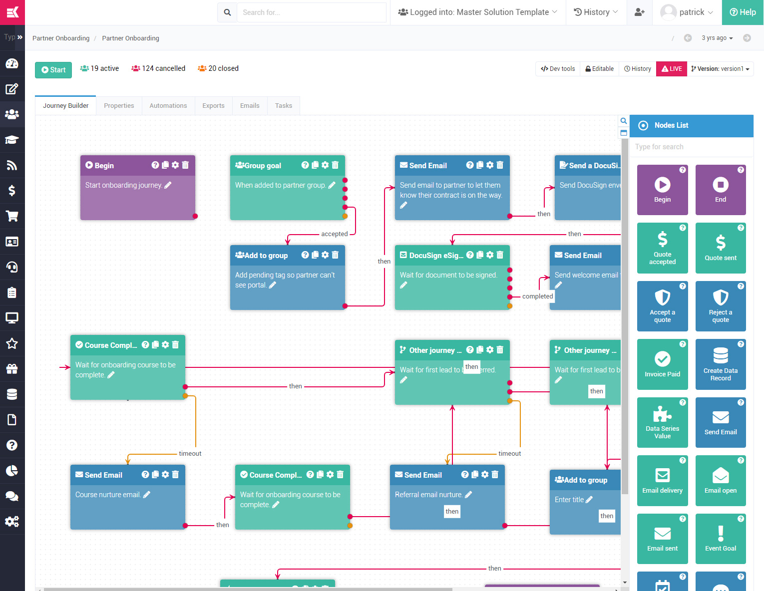 screenshot of Kademi