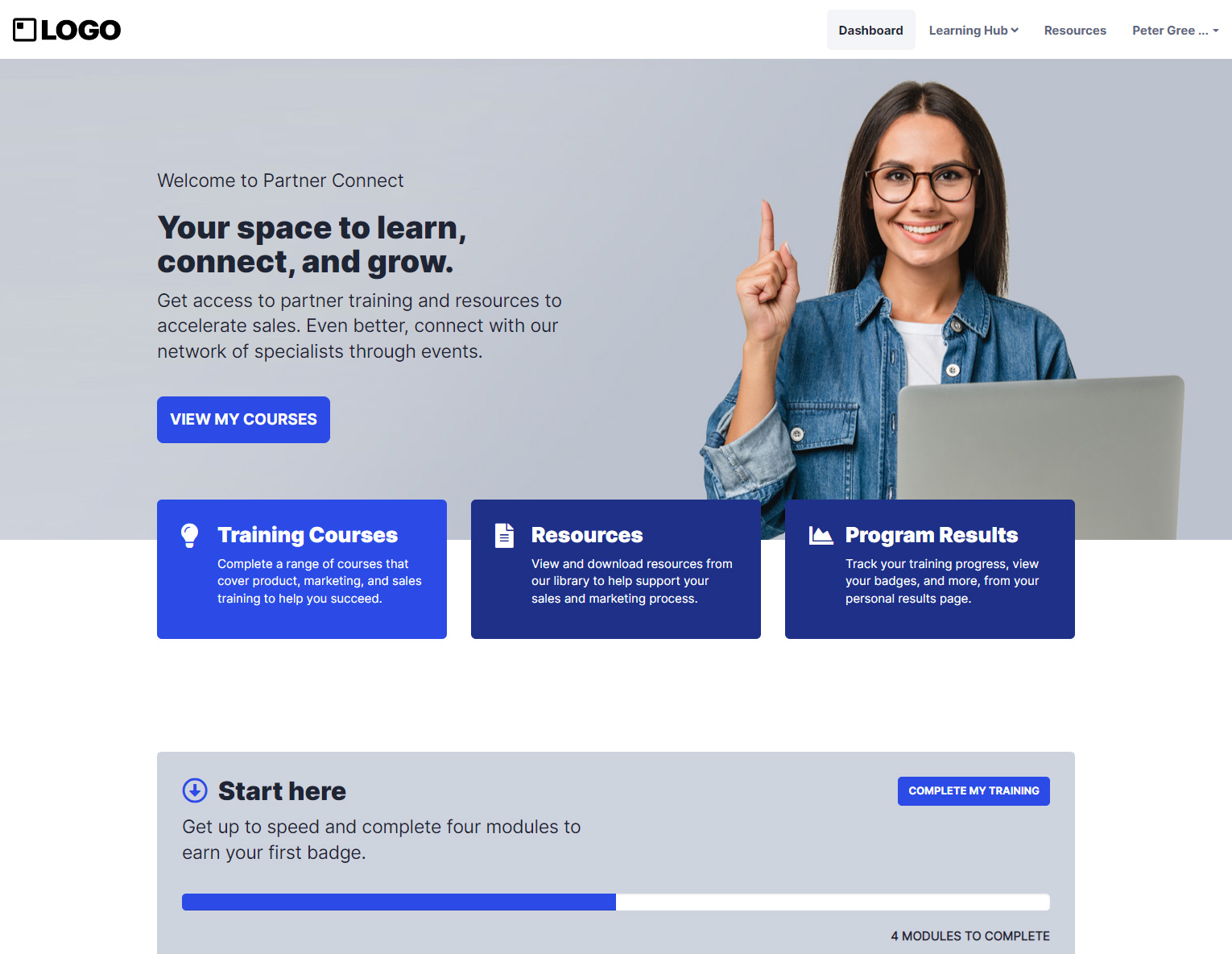 screenshot of Kademi