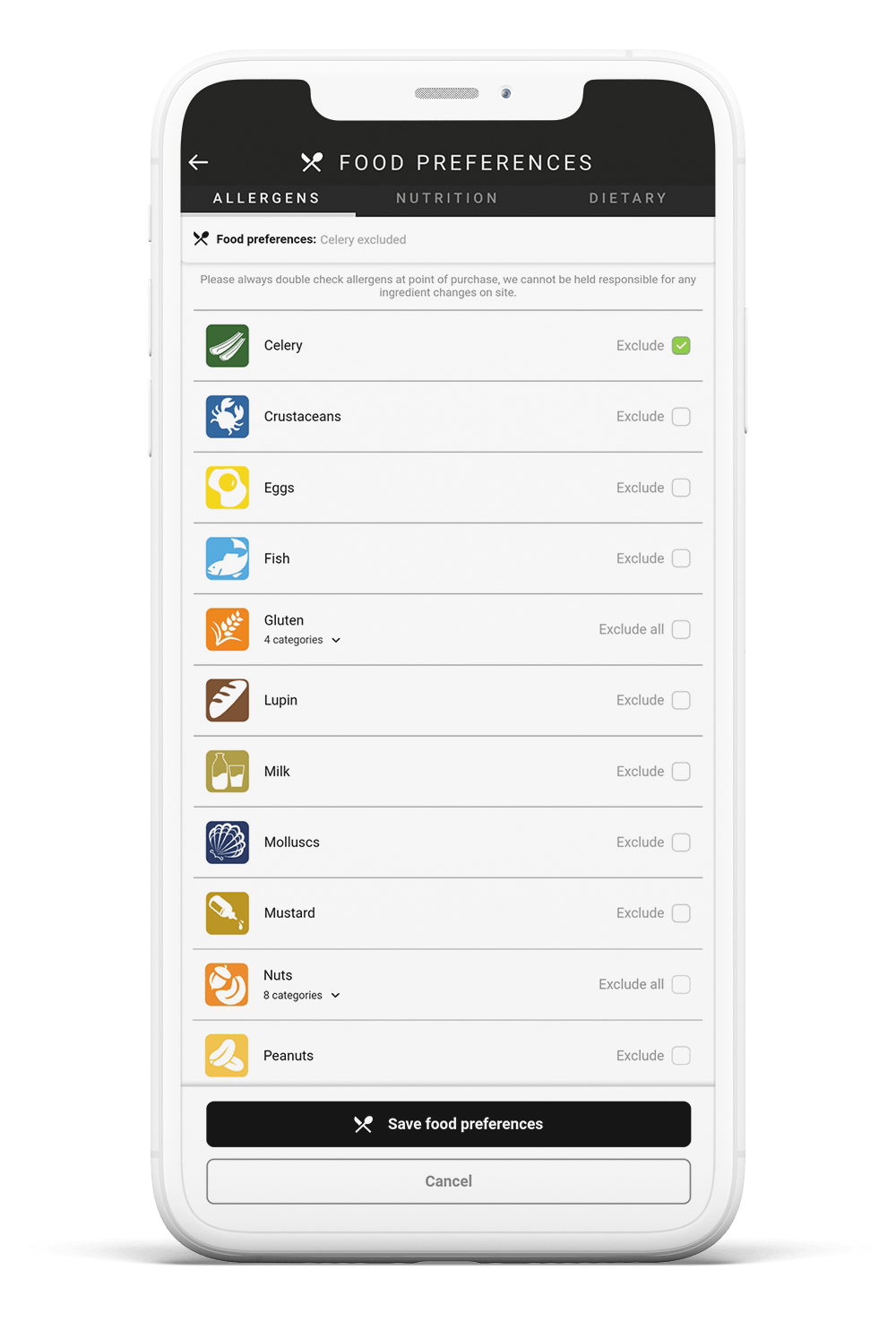 screenshot of Kafoodle