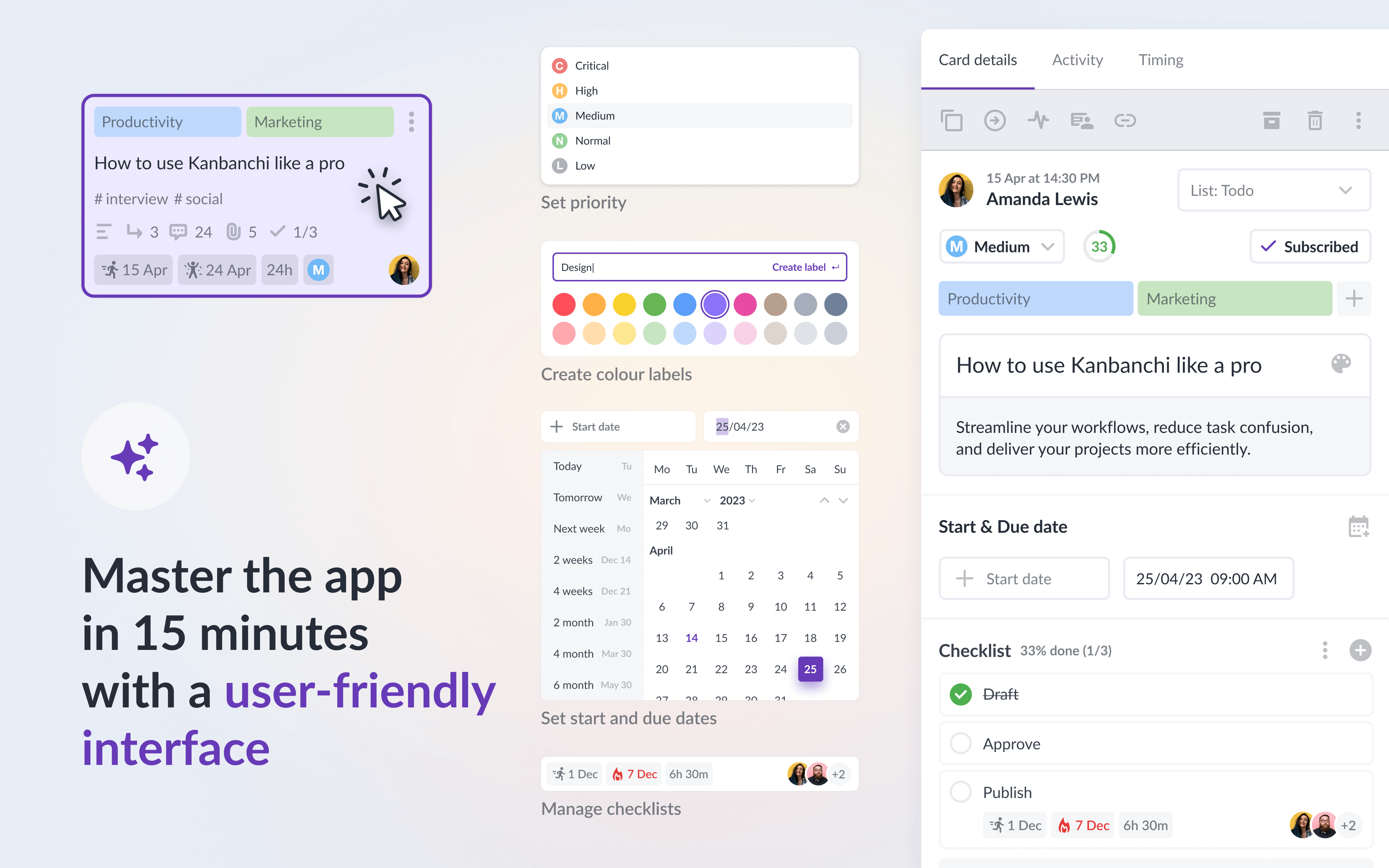 screenshot of Kanbanchi