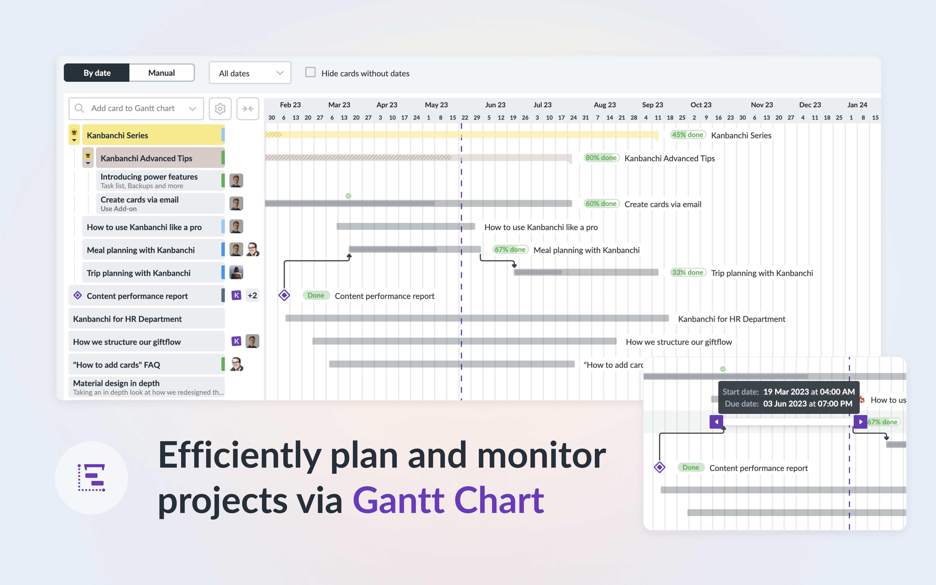 screenshot of Kanbanchi