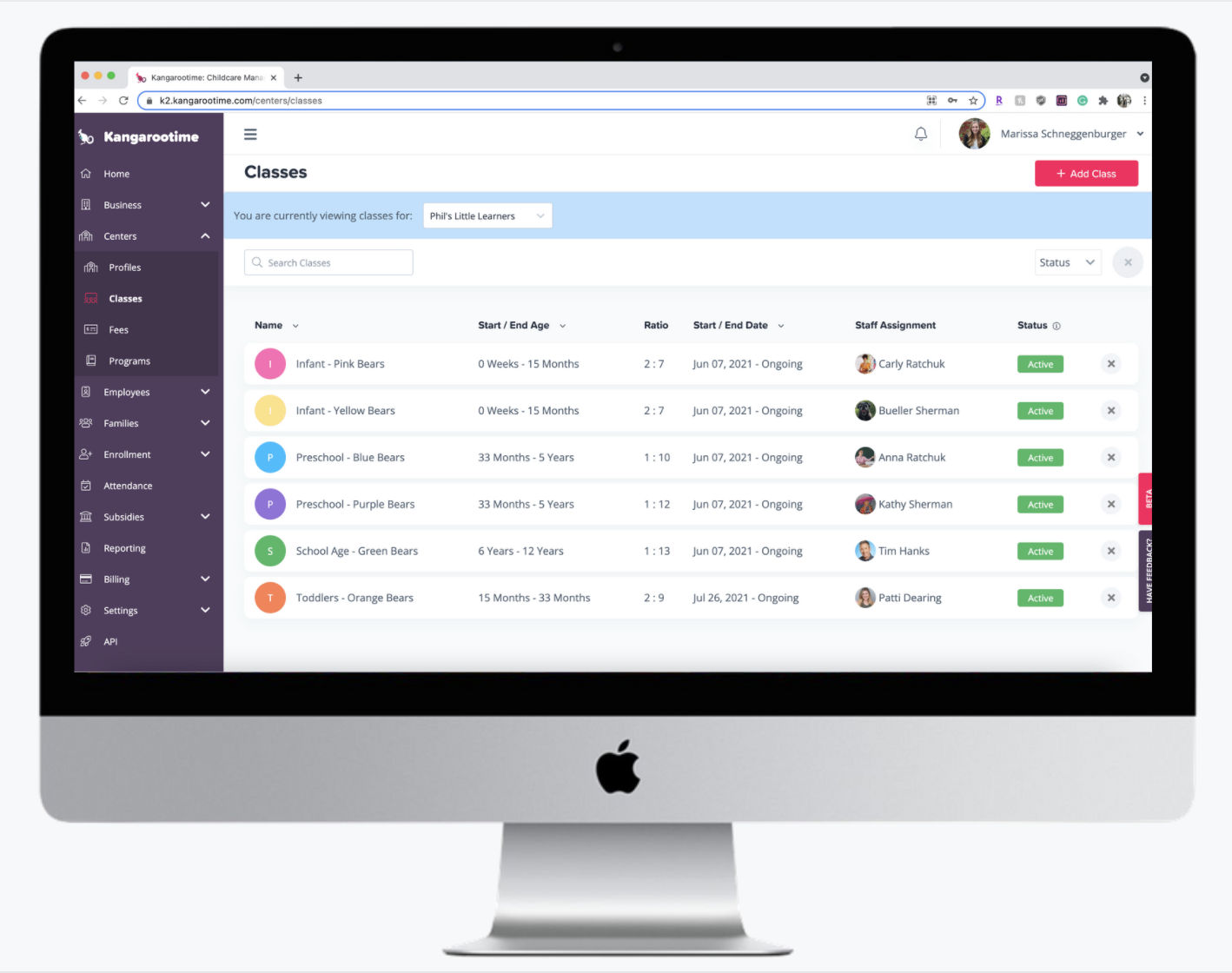 screenshot of Kangarootime